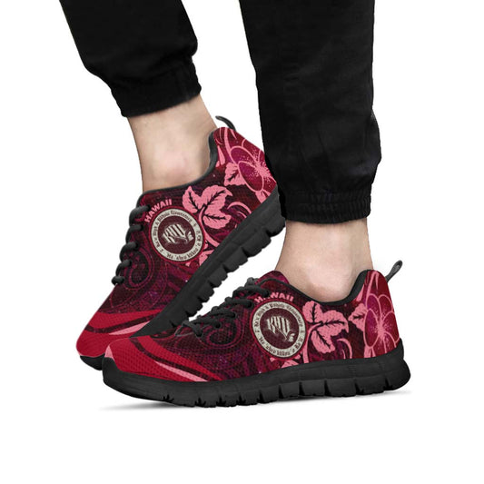 Hawaii Sneakers - KeaÃŠÂ»au High School Polynesian Pattern Art