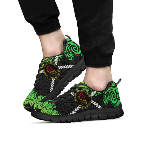 Hawaii Sneakers - Leilehua High School Polynesian Tribal Pattern