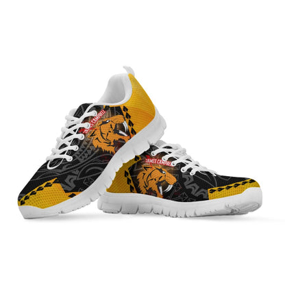 Hawaii Sneakers - James Campbell High School Polynesian Tribal Pattern