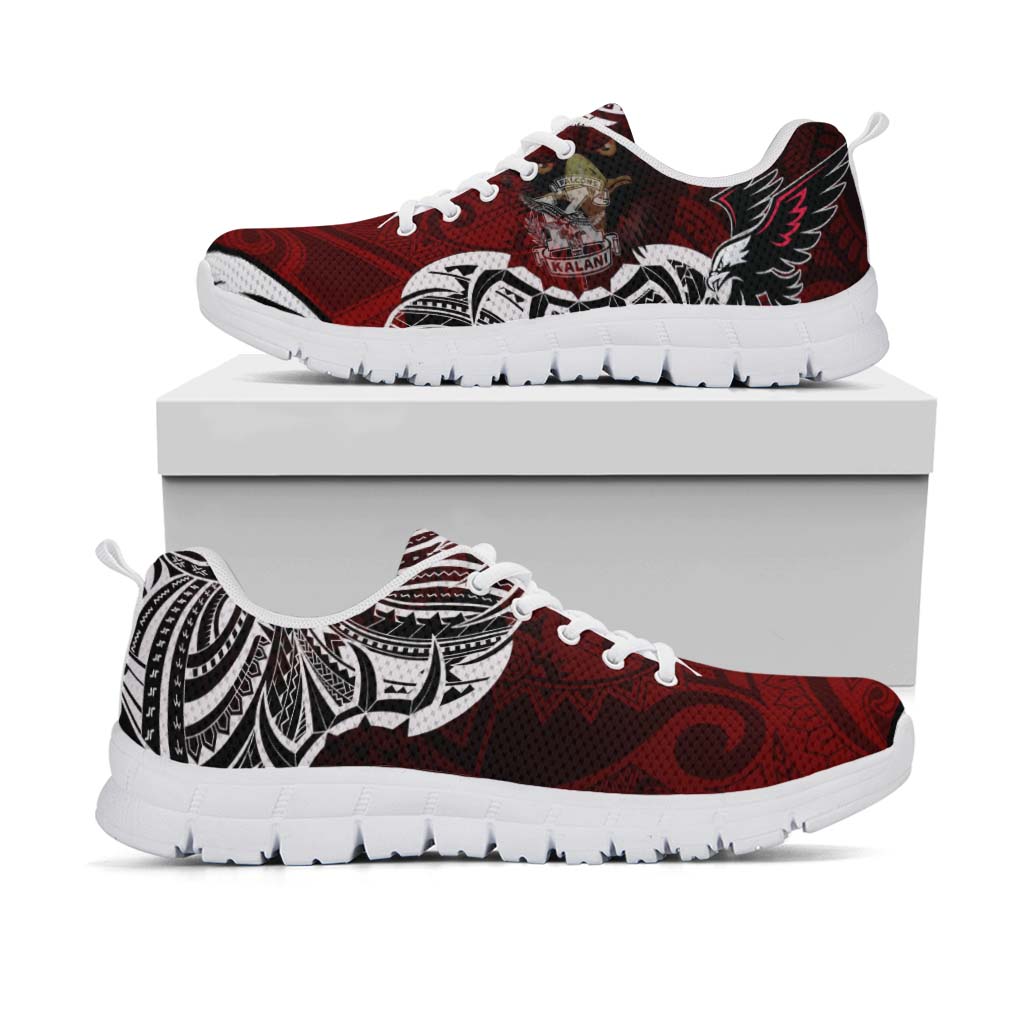 Hawaii Sneakers - Kalani High School Polynesian Tribal Pattern