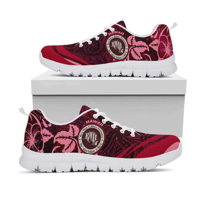 Hawaii Sneakers - KeaÃŠÂ»au High School Polynesian Pattern Art