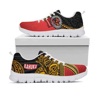 Hawaii Sneakers - Kahuku High & Intermediate School Polynesian Pattern
