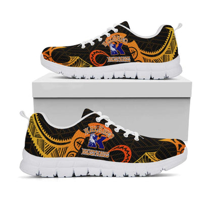 Hawaii Sneakers - Kalaheo High School Polynesian Tribal Pattern