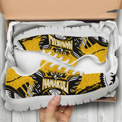 Hawaii Sneakers - Nanakuli High School Polynesian Tribal Pattern