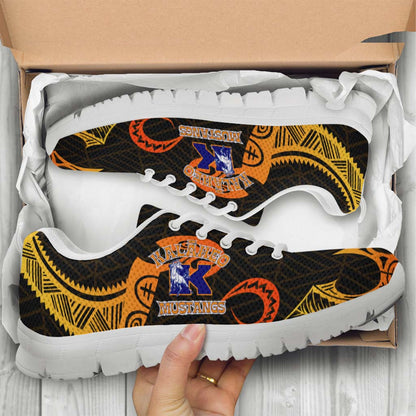 Hawaii Sneakers - Kalaheo High School Polynesian Tribal Pattern