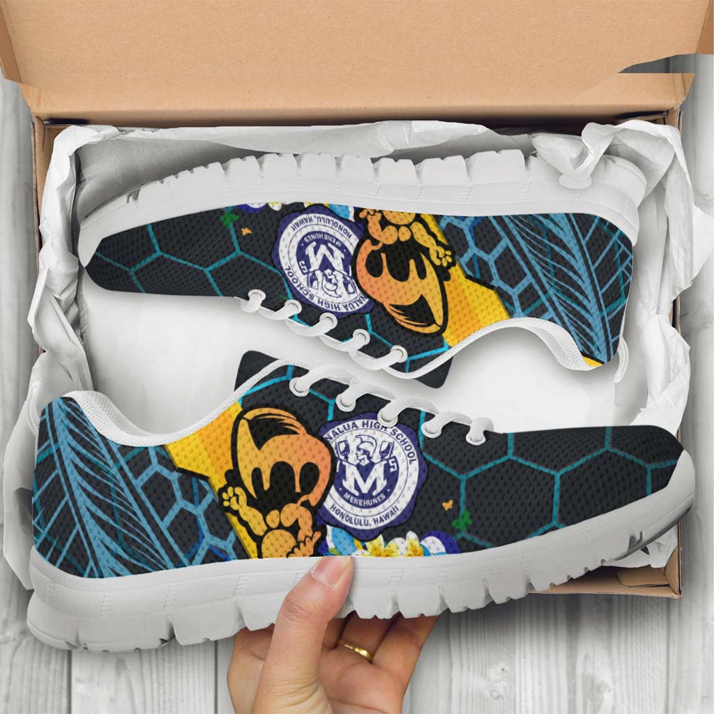 Hawaii Sneakers - Moanalua High School Polynesian Tribal Pattern