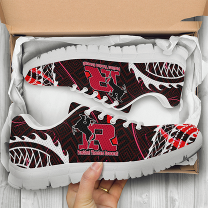 Hawaii Sneakers - President Theodore Roosevelt High School Polynesian Pattern