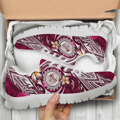 Hawaii Sneakers - Farrington High School Polynesian Tribal Pattern