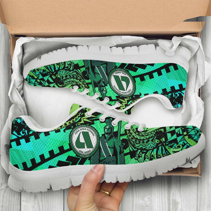 Hawaii Sneakers - Aiea High School Home Of The Na Ali'i Tribal Pattern