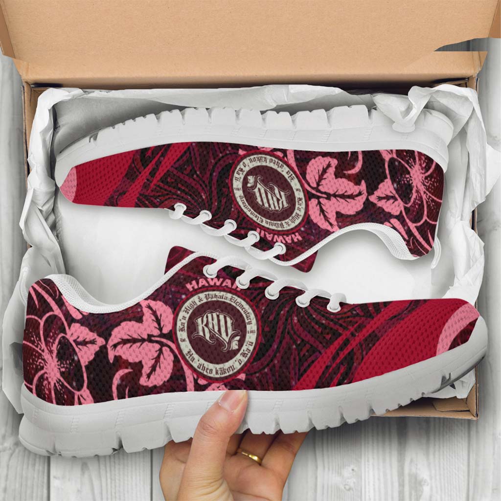 Hawaii Sneakers - KeaÃŠÂ»au High School Polynesian Pattern Art