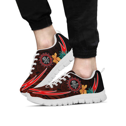 Hawaii Sneakers - Lahainaluna High School Polynesian Tribal Pattern