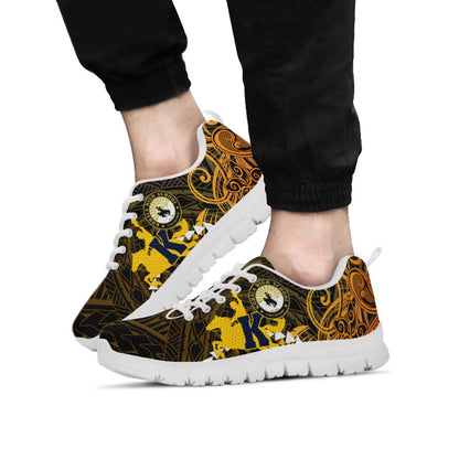 Hawaii Sneakers - Kohala High School Polynesian Tribal Pattern