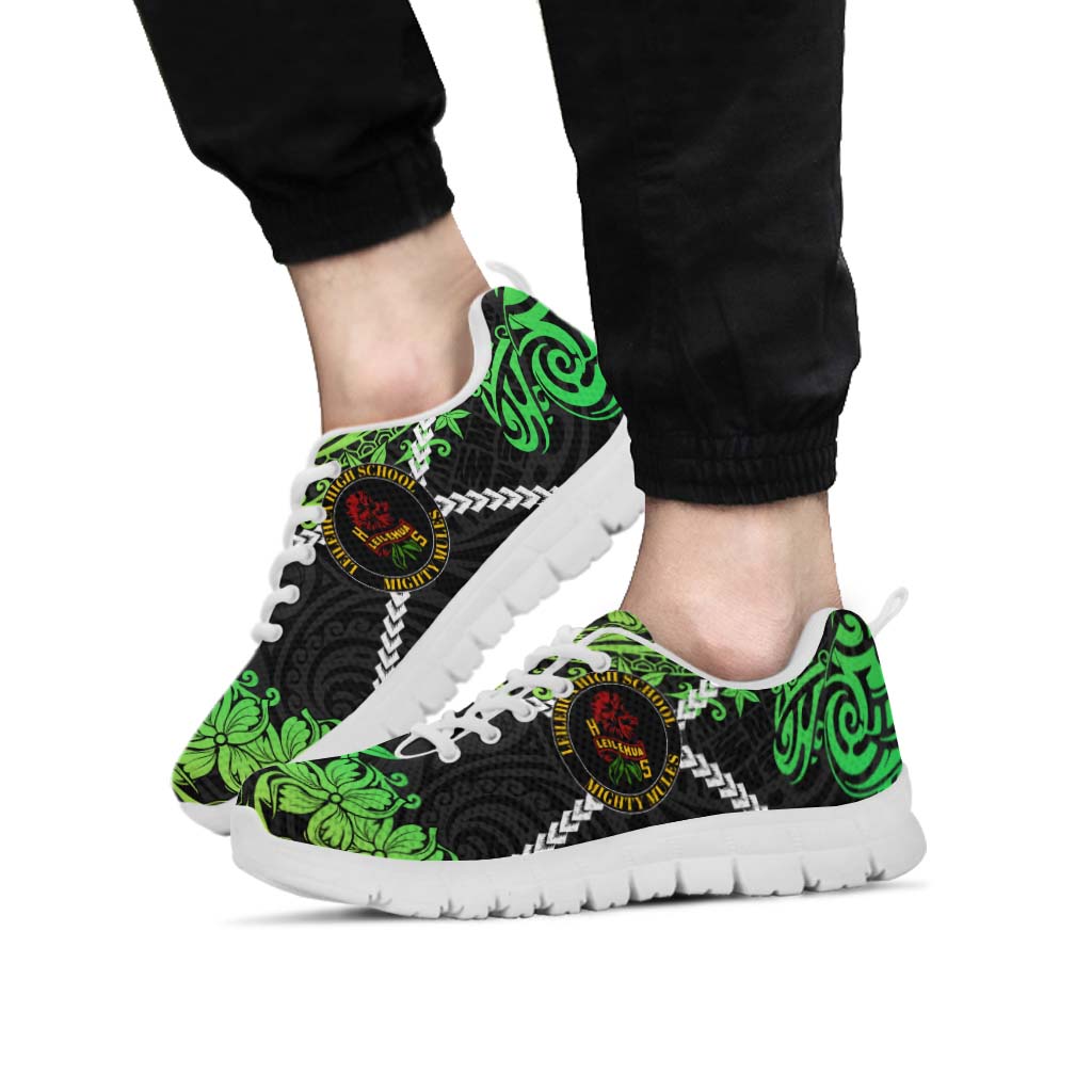 Hawaii Sneakers - Leilehua High School Polynesian Tribal Pattern