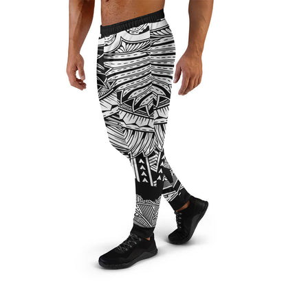 Polynesian Jogger - White Polynesian Wing