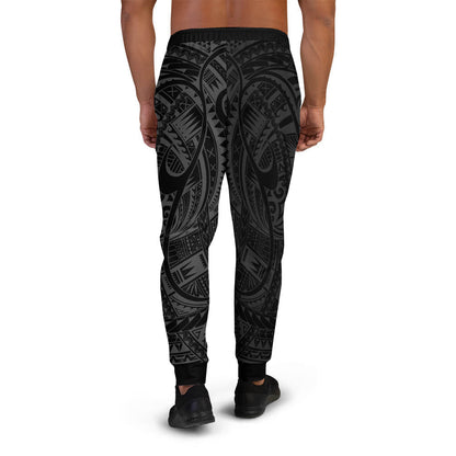 Polynesian Jogger - Custom Gray Polynesia Tribal