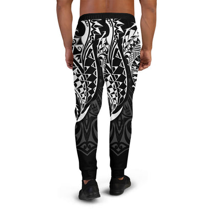 Polynesian Jogger - White Polynesian Tribal Style