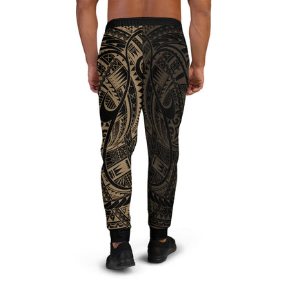 Polynesian Jogger - Custom Gold Polynesia Tribal