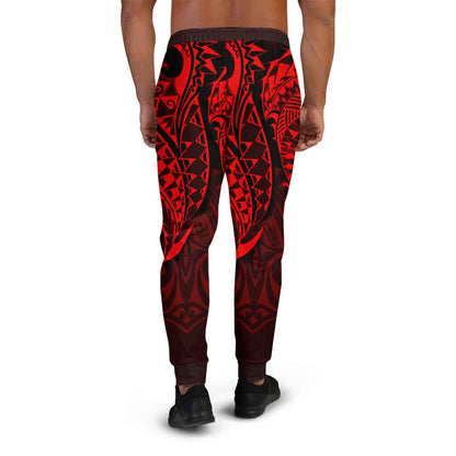 Polynesian Jogger - Red Polynesian Tribal Style