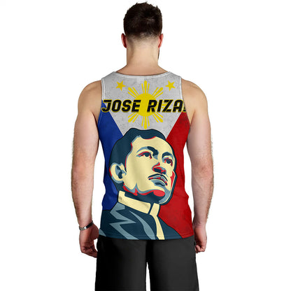 Philippines Filipinos Tank Top Jose Rizal Flag Map Country Grunge