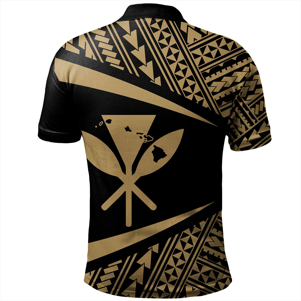 Hawaii Polo Shirt Polynesian Tribal Pattern Round Style