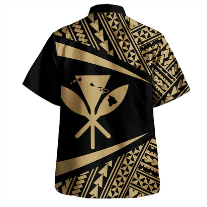 Hawaii Hawaiian Shirt Polynesian Tribal Pattern Round Style