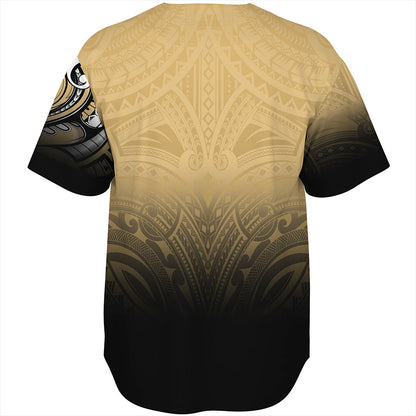 Hawaii Baseball Shirt Kanaka Map Polynesian Tribal Style