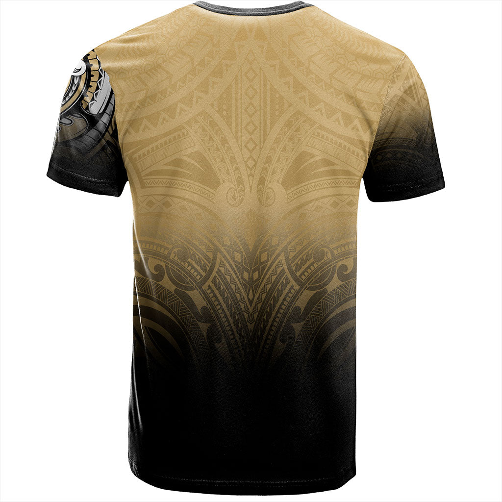 Hawaii T-Shirt Kanaka Map Polynesian Tribal Style