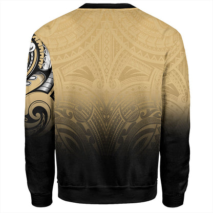 Hawaii Sweatshirt Kanaka Map Polynesian Tribal Style