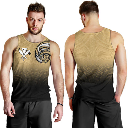 Hawaii Tank Top Kanaka Map Polynesian Tribal Style