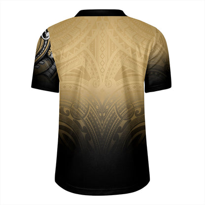 Hawaii Rugby Jersey Kanaka Map Polynesian Tribal Style
