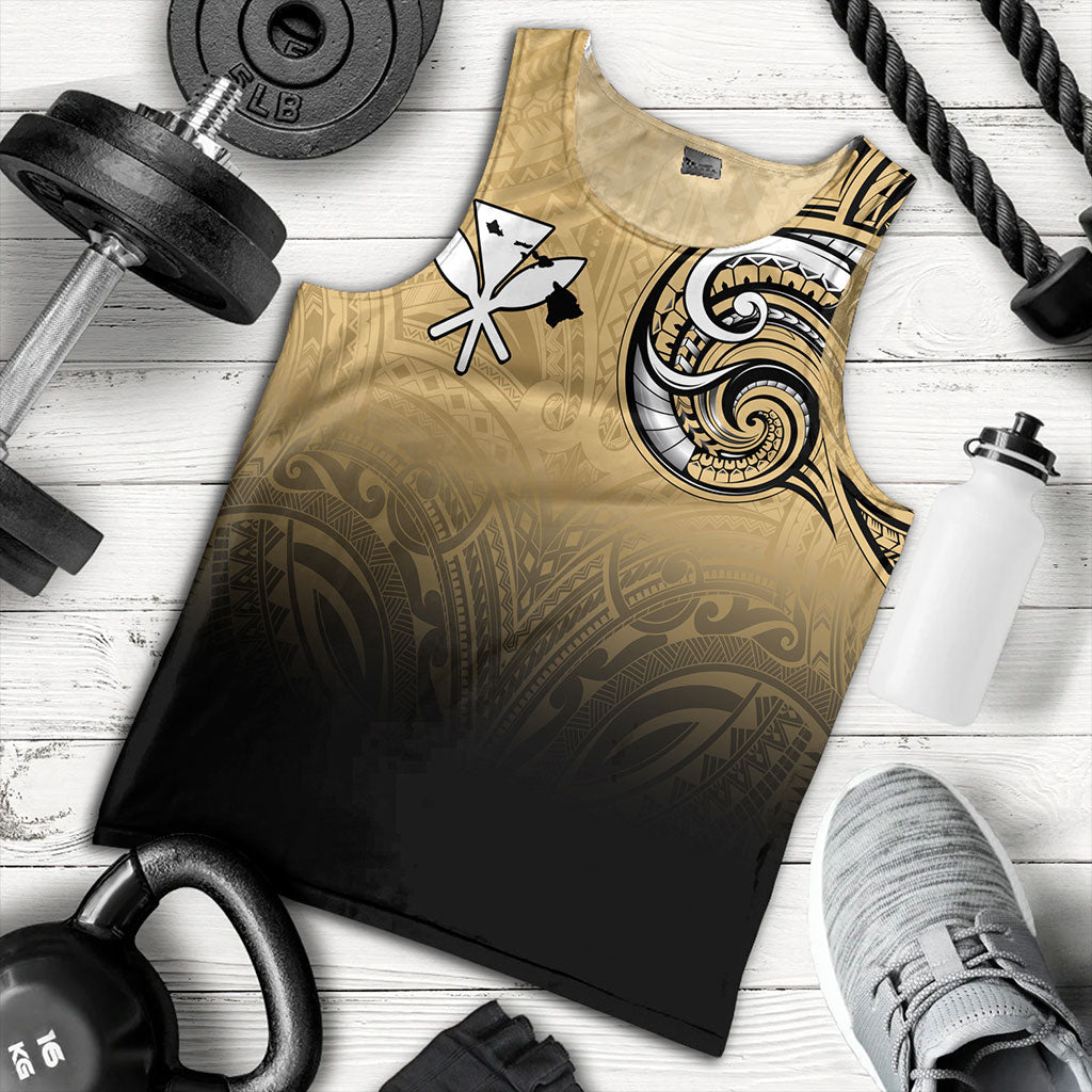 Hawaii Tank Top Kanaka Map Polynesian Tribal Style