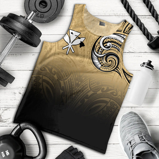 Hawaii Tank Top Kanaka Map Polynesian Tribal Style