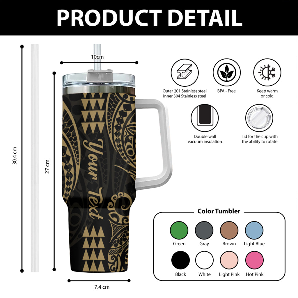 Hawaii 40oz Tumbler Kakau Style