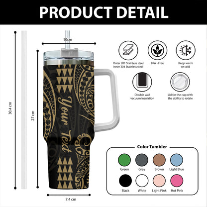 Hawaii 40oz Tumbler Kakau Style