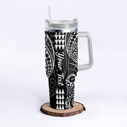 Hawaii 40oz Tumbler Map Kakau Style
