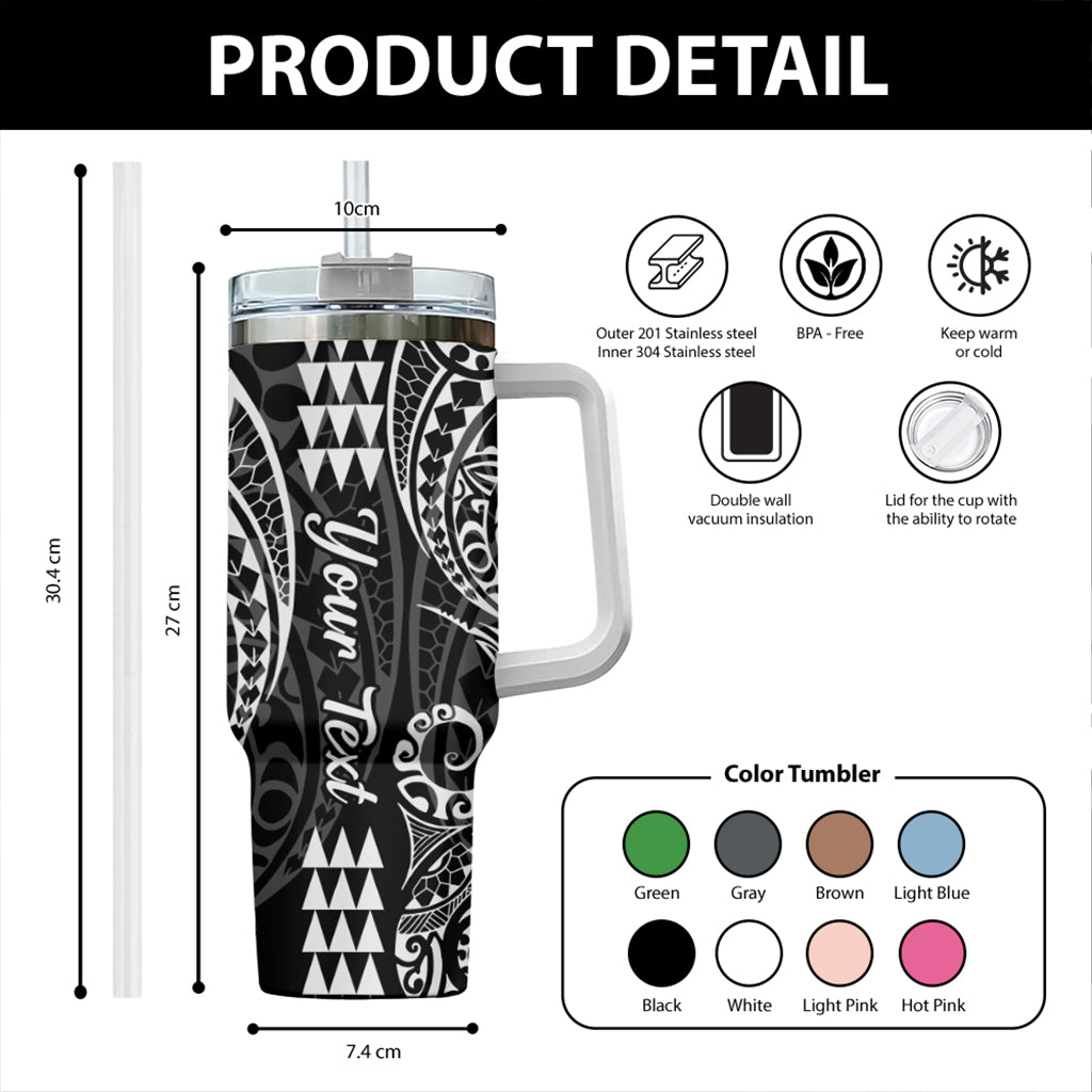 Hawaii 40oz Tumbler Kakau Style