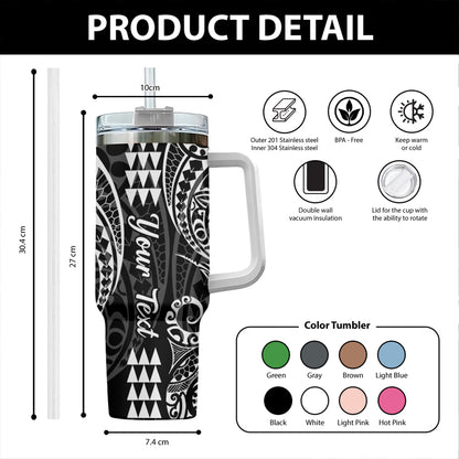 Hawaii 40oz Tumbler Kakau Style