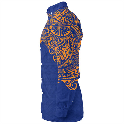 Hawaii Long Sleeve Shirt Kalaheo With Crest Style