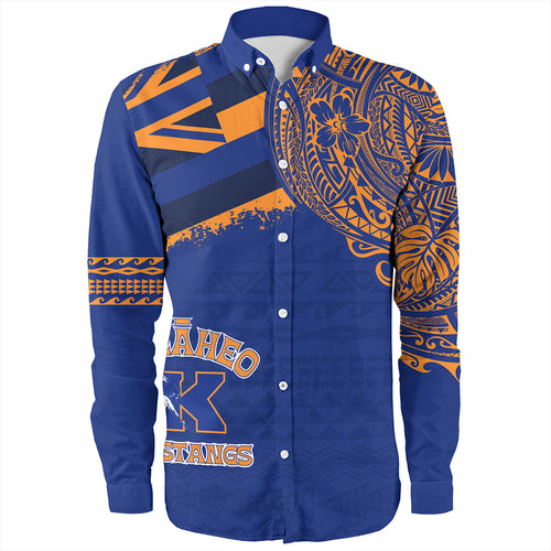 Hawaii Long Sleeve Shirt Kalaheo With Crest Style