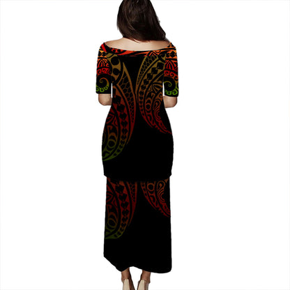 Hawaii Puletasi Kanaka Kakau Style Reggae