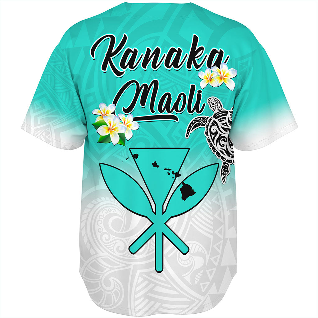 Hawaii Baseball Shirt Kanaka Maoli With Map Tribal Aloha