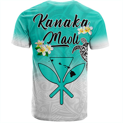 Hawaii T-Shirt Kanaka Maoli With Map Tribal Aloha