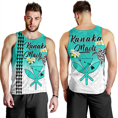 Hawaii Tank Top Kanaka Maoli With Map Tribal Aloha