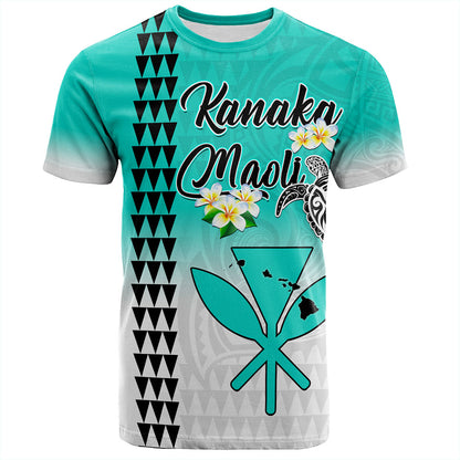 Hawaii T-Shirt Kanaka Maoli With Map Tribal Aloha
