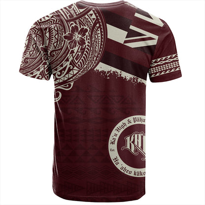 Hawaii T-Shirt Kau High & Pahala Elementary School With Crest Style
