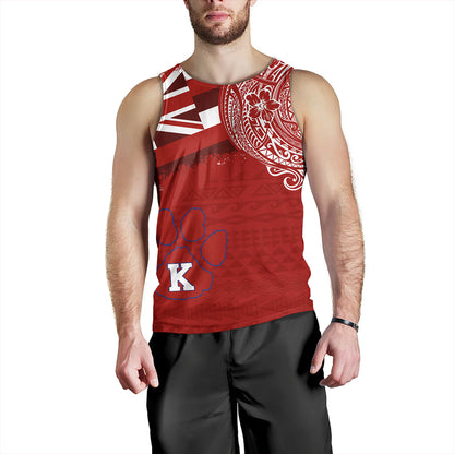 Hawaii Tank Top Kea'au High School With Crest Style