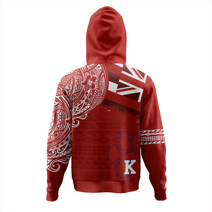 Hawaii Hoodie Kea'au High School With Crest Style