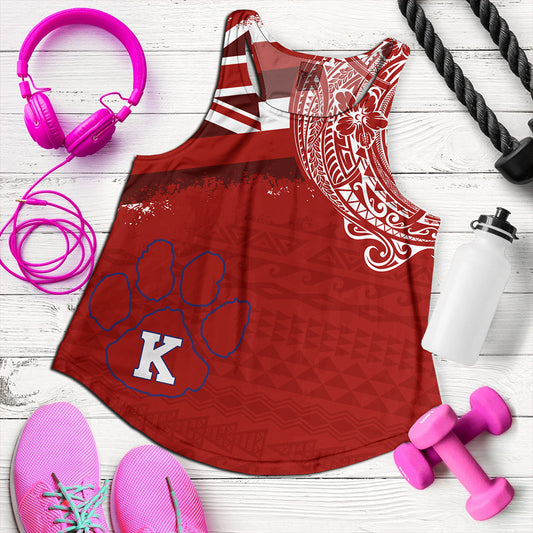 Hawaii Women Tank Kea'au High School With Crest Style