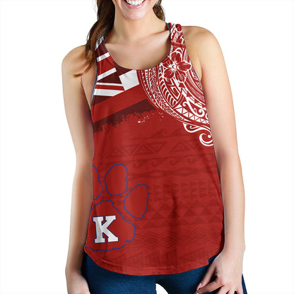 Hawaii Women Tank Kea'au High School With Crest Style