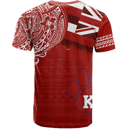 Hawaii T-Shirt Kea'au High School With Crest Style